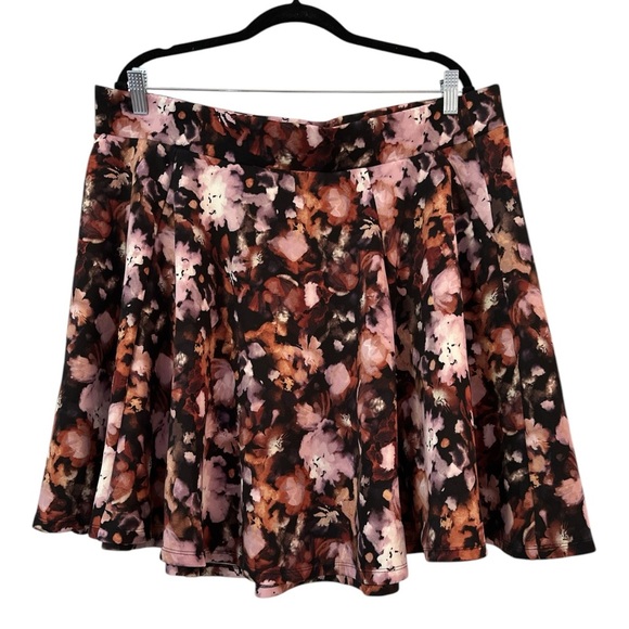 torrid Dresses & Skirts - Floral A-Line Skirt - Multicolor with Pockets